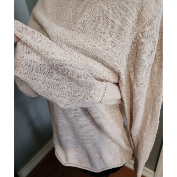J. Jill Women's Sweater Top Long Sleeve Lightweight Knit Small Tan - Picture 5 of 9